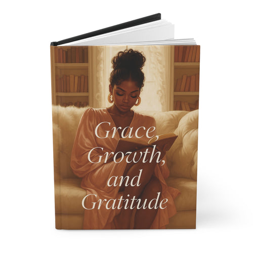 Gratitude Journal | Soft Girl Era Notebook | Black Woman Art Hardcover