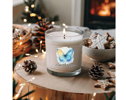 Butterfly Soy Candle | Healing Self-Care Scented Candle