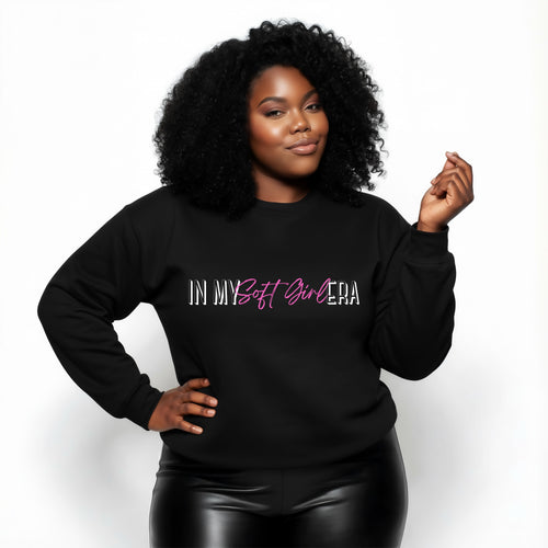 Soft Girl Era Sweatshirt | Cozy Feminine Crewneck