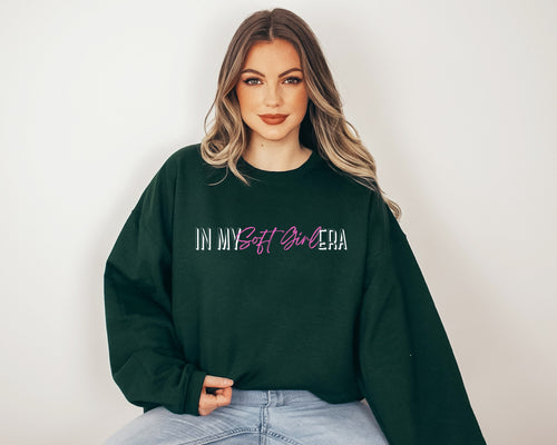 Soft Girl Era Sweatshirt | Cozy Feminine Crewneck