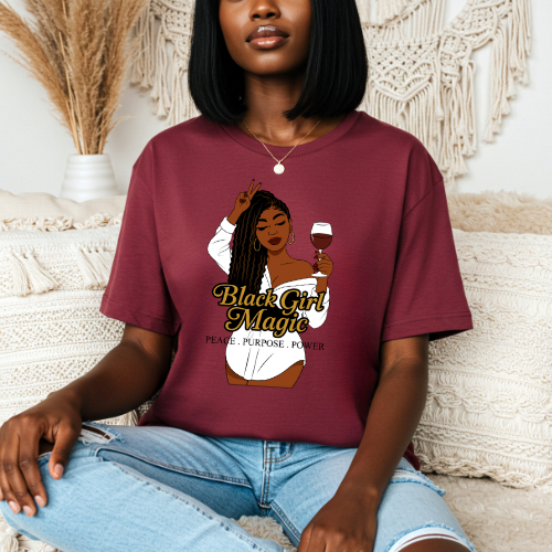 Black Girl Magic Graphic T-shirt | Women Empowerment Tee