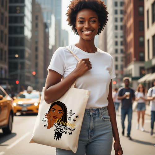 Healing Looks Good On Me Tote Bag | Positivity Tote Bag