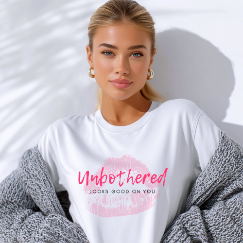 Unbothered Looks Good On You T-shirt | Inspirational T-shirt For Mom