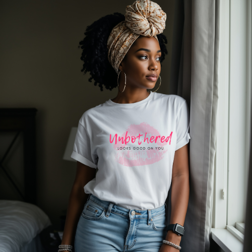 Unbothered Looks Good On You T-shirt | Inspirational T-shirt For Mom