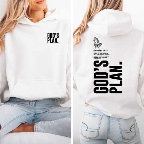 God's Plan Hoodie |  Faith-Inspired Pullover