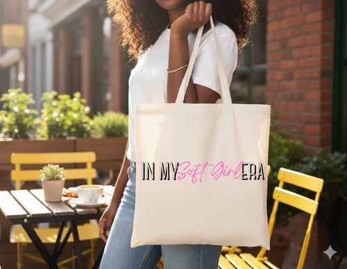 Affirmation Tote Bag | Minimalist Self Love Bag | Student Bag