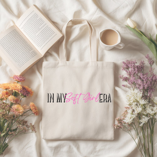 Affirmation Tote Bag | Minimalist Self Love Bag | Student Bag
