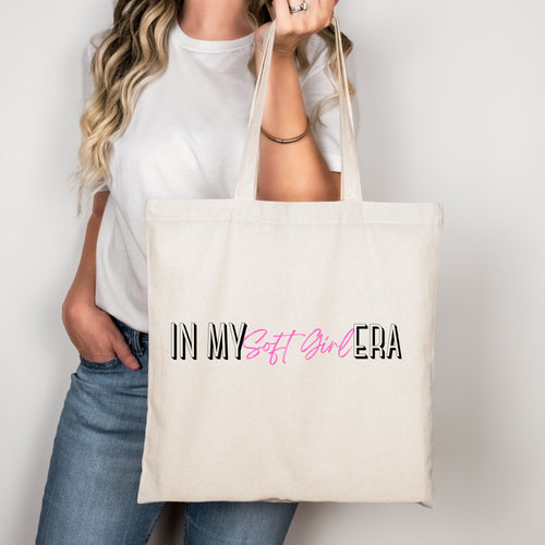 Affirmation Tote Bag | Minimalist Self Love Bag | Student Bag