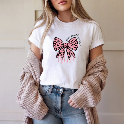 Inspirational Graphic T-Shirt For Women | Gratitude Tee
