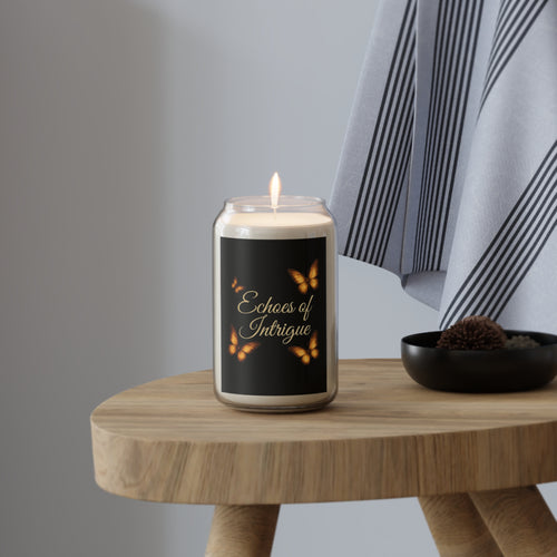 Scented Soy Candle with Butterfly Design | Aesthetic Home Décor