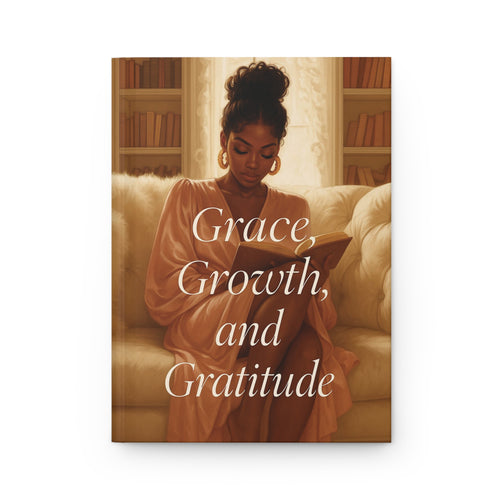 Gratitude Journal | Soft Girl Era Notebook | Black Woman Art Hardcover