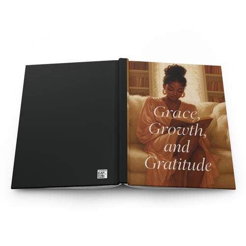 Gratitude Journal | Soft Girl Era Notebook | Black Woman Art Hardcover