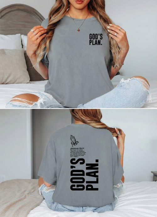 God's Plan T-shirt | Faith Inspired T-shirt