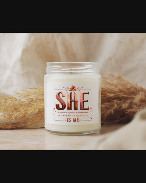 Self Love Soy Candle 9oz | Affirmation Scented Candle for Women